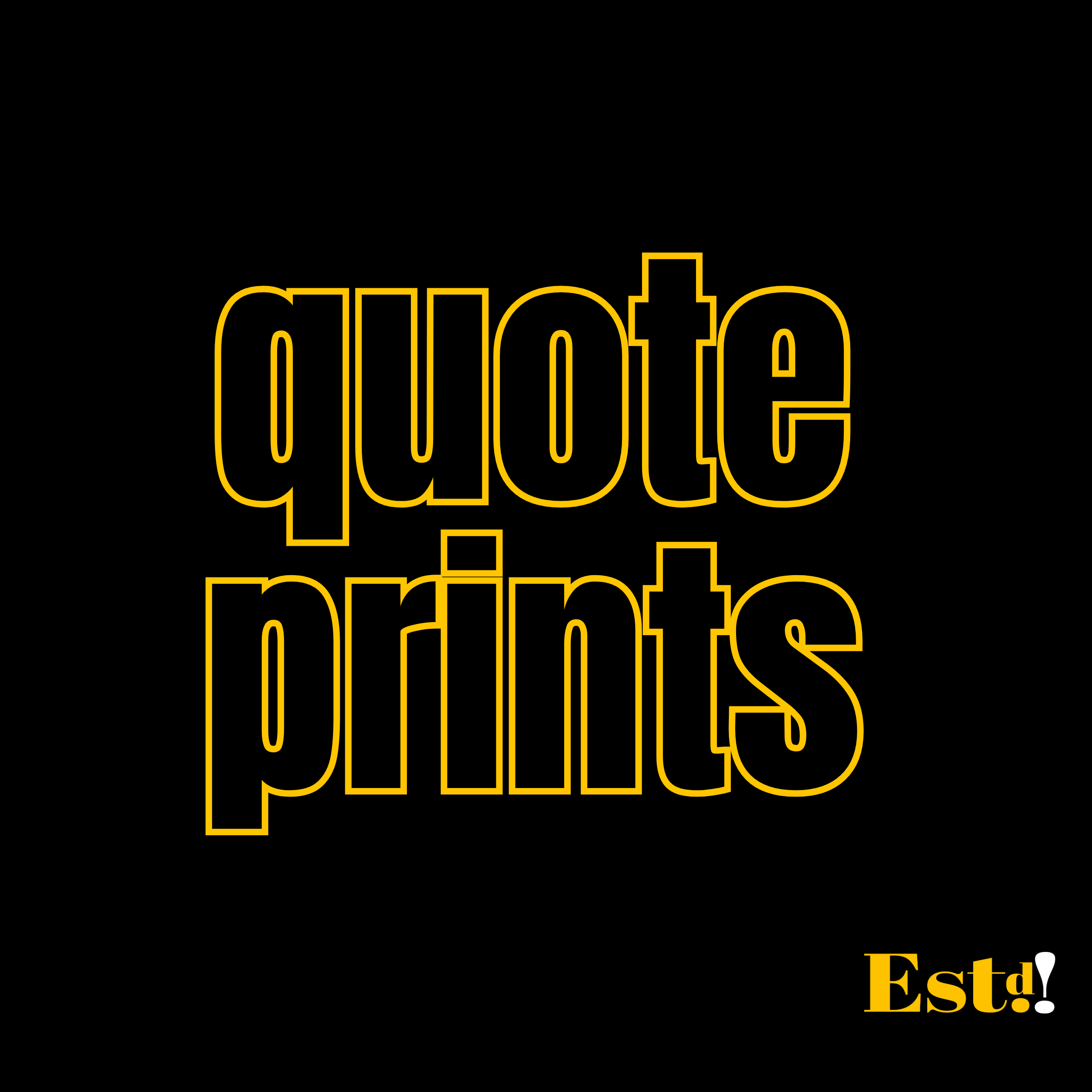 Quote Prints